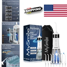 UVC Light Sterilizing Water Flosser for Effective Plaque Removal and Oral Care