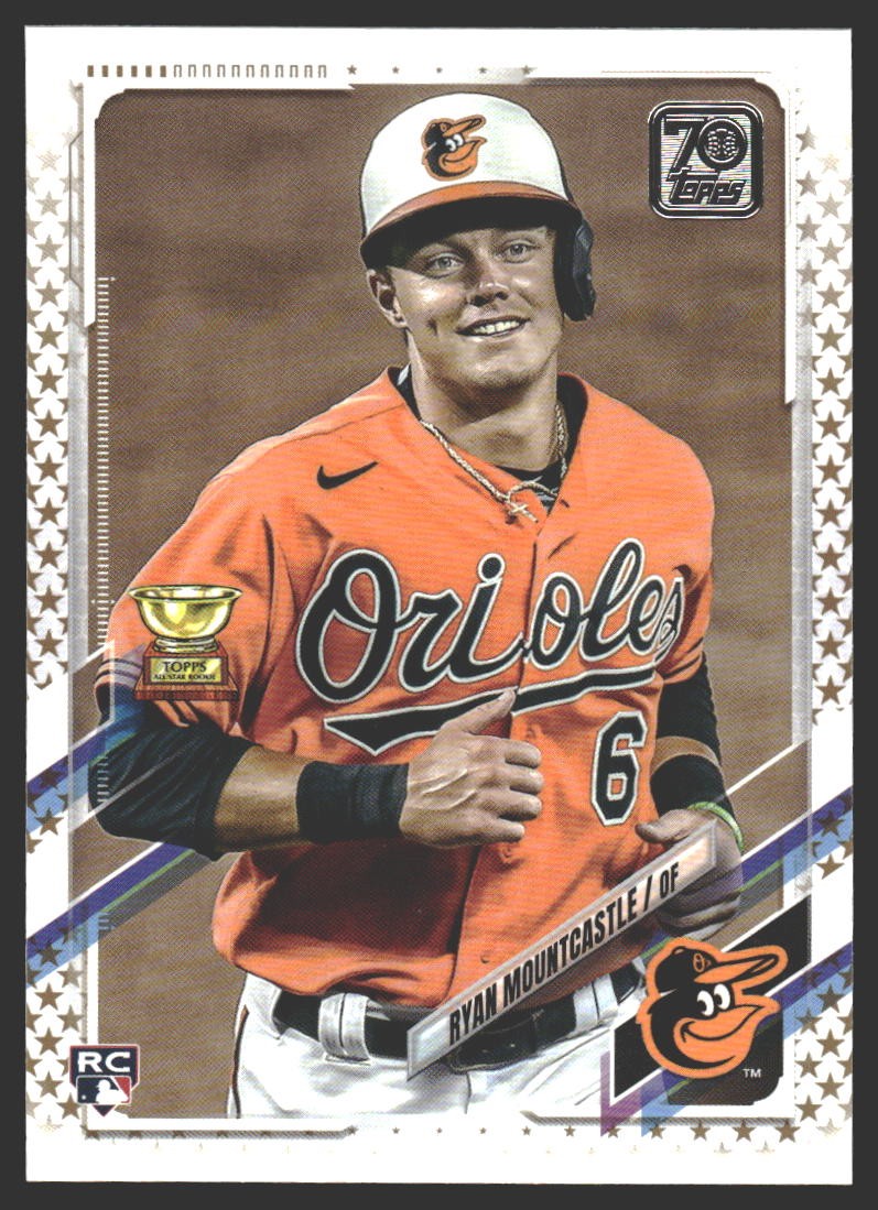 Ryan Mountcastle #143 2021 Topps Gold Star Baltimore OriolesRC Rookie
