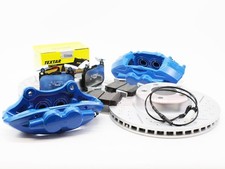 FOR BMW F2x F3x 340mm M-SPORT BLUE FRONT BRAKE CALIPERS DISCS PADS UPGRADE 340MM