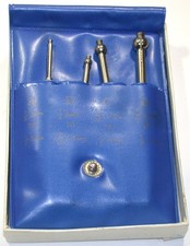 06471965 4 pcs Full Ball Small Hole Bore Gage Set .125-.500" (3‑13mm) with Case