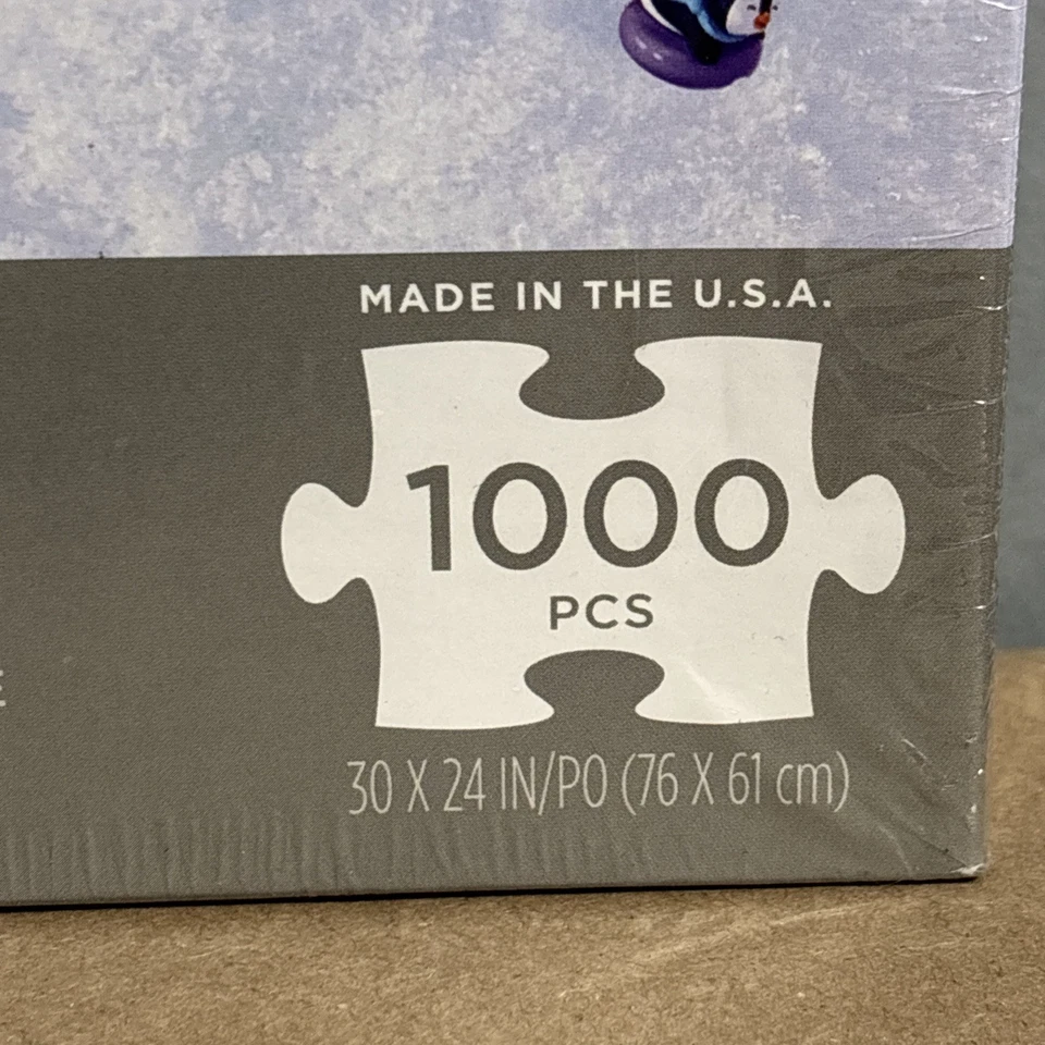 NEW Sealed Hallmark Keepsake Ornaments Playful Penguins Collectors Puzzle 1000 p - Image 4 of 4