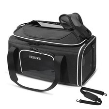 Top-Expandable Pet Carrier 17x12x8.5 Inches JetBlue Allegiant Spirit Airline ...