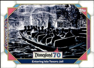 2025 Topps Disney 70th Anniversary #128 Entering Isla Tesoro Jail 