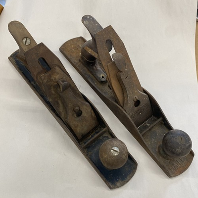 #ad #ad Vintage Stanley Bailey No 5 Plane plus Parts Carpenter Woodworking USA M0093s $54.95