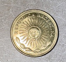One 1978 Argentina 10 Pesos - Coin