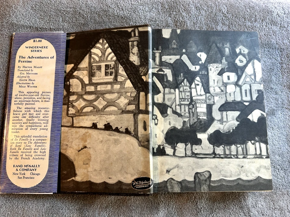 1935 Adventures of Perrine Windermere Series Classics Vintage Children Hardcover - Image 4 of 4