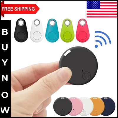 Mini GPS Tracker Smart Tag Bluetooth Key Finder Wallet Keychain Anti Lost Alarm