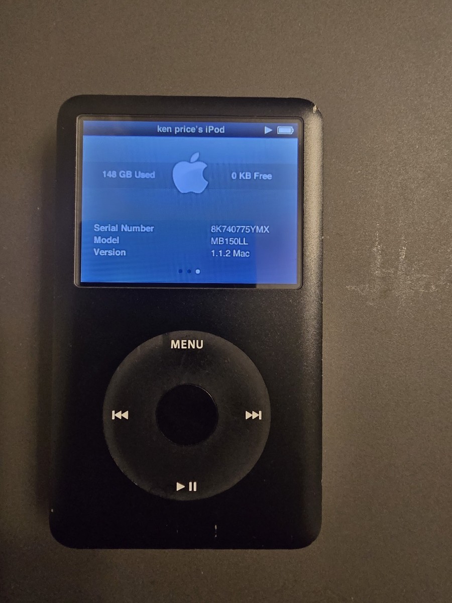 Apple iPod Classic 160GB, Black, Model A1238 | eBay