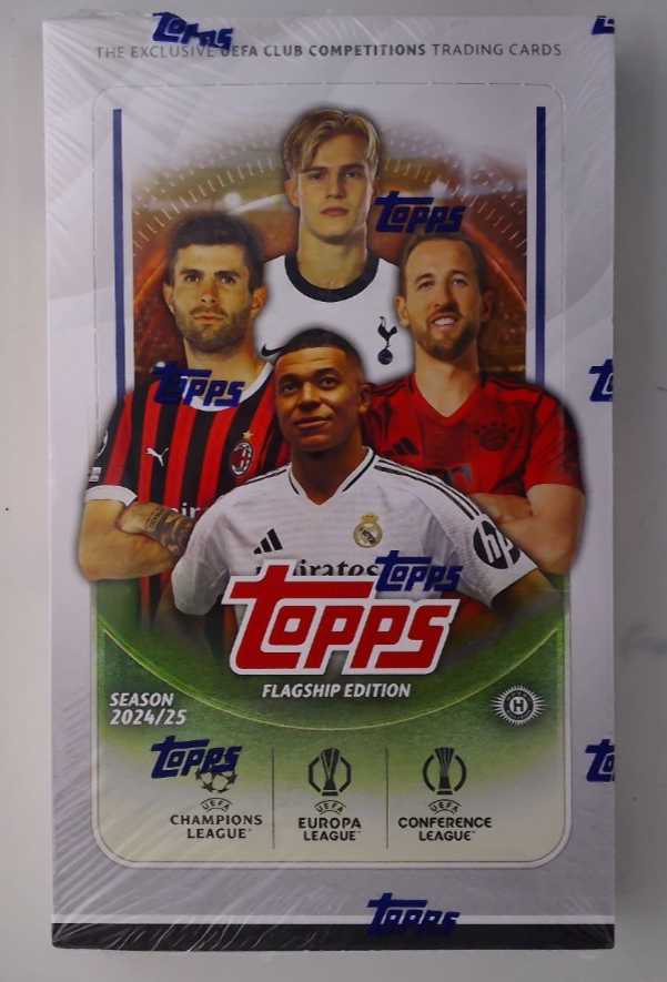 Topps 2024/25 UEFA Club Competitions UCC Hobby Box Flagship Edition: 192 cards