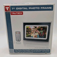 Trutech 7" Inch Digital Picture Photo Frame - Open Box