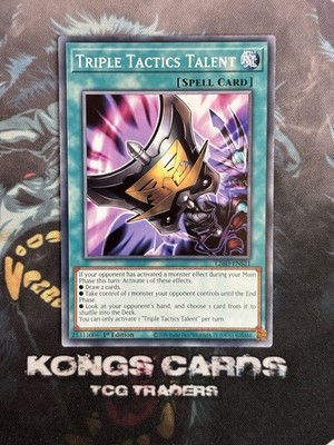 L26D-ENS21 Triple Tactics Talent Common Yu-Gi-Oh! NEU