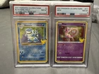 Blastoise 2/102 and 011/025 Mew Celebrations Classic Collection Holo PSA 8