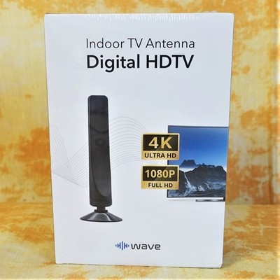 Wave Indoor TV Antenna Digital HDTV Zimmerantenne 4K Ultra HD NEU in OVP