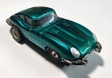 Vintage Aurora Thunderjet Candy Green Jaguar XKE HO Slot Car T-Jet Chassis