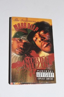 Mobb Deep - Murda Muzik Tape Cassette J Card Artwork Hip Hop Rap