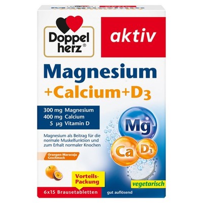 Doppelherz Magnesium + Calcium + D3 - als Beitrag für die 585 g (1er Pack)