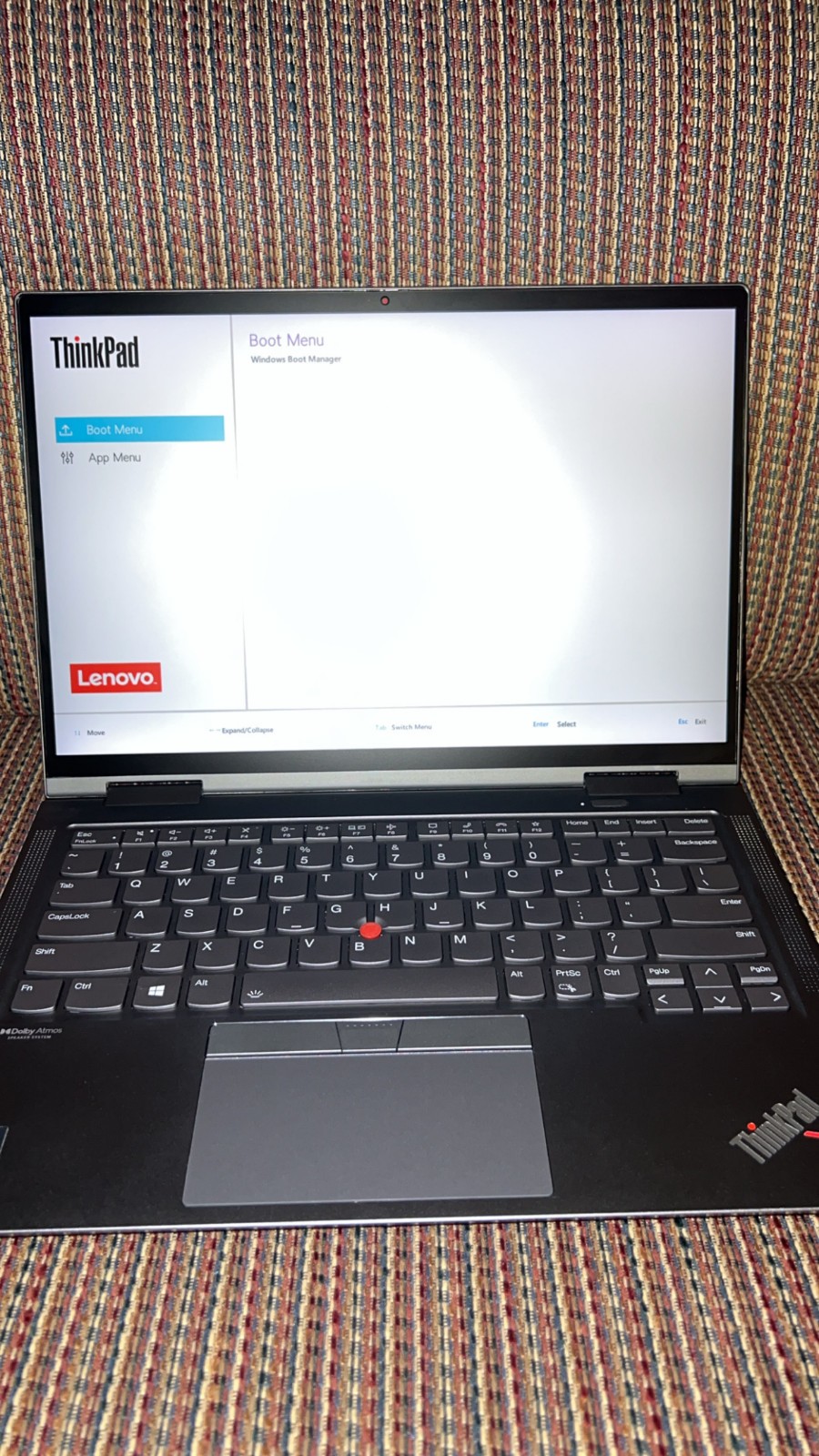 X1YogaGen6-11thGeni7-1165G7@2.80GHz16GBRAM-BootstoBIOSNOSSD