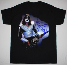 Ace Frehley Destroyer Dynasty Signed Short Sleeve Black All Size Shirt AG945