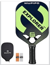 Niupipo Explorer Carbon Fiber Pickleball Paddle USAPA Approved 8oz w/ Cover