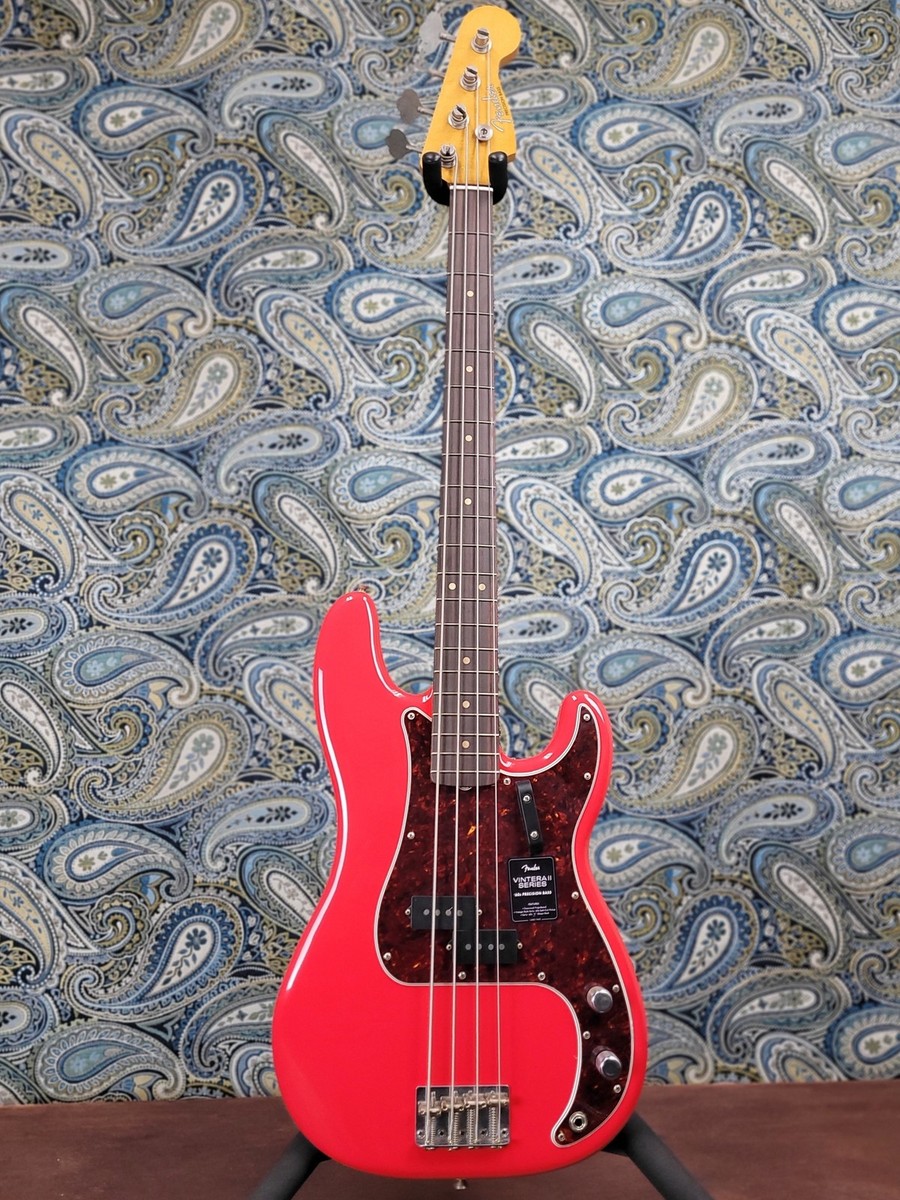 Fender Vintera II Road Worn '60s Precision Bass Fiesta Red | eBay