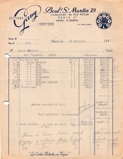 1947 EDIIONS GANY BOULEVARD SAINT MARTIN 29 A PARIS - M. GUERRIER A ERNEE