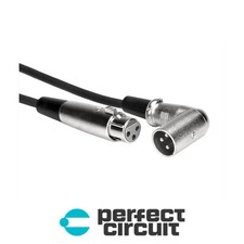Hosa XRR-101.5 XLRF to Right-Angle XLRM 1.5FT CABLE - NEW - PERFECT CIRCUIT