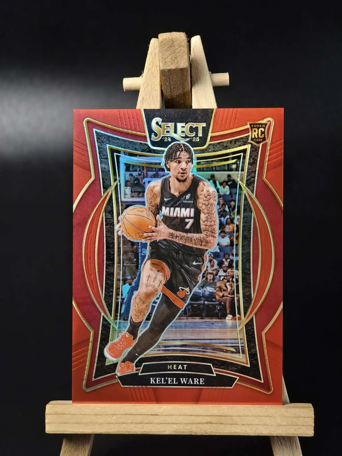 2024-25 Panini Select - Concourse Kel'el Ware Red Prizm /199 (RC) Heat J67