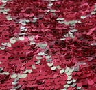 New Fuchsia Pink Silver Flip Sequin Mermaid Christmas Stocking  — photo 6