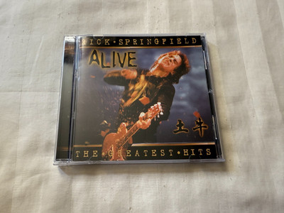Rick Springfield - Greatest Hits Alive CD 2001 Hip-O Live 80s Rock OOP RARE