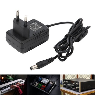 EU Plug Effect Pedal Power Supply Adapter 9V 1A For Electric Guitar Organ Keyboa