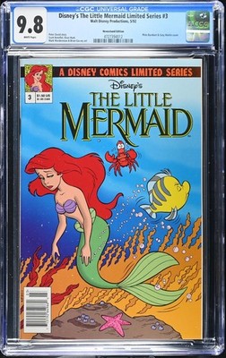     DISNEY'S THE LITTLE MERMAID 3 CGC 9.8 1992 rare Newsstand Edition   H