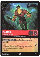 Disney Lorcana TCG Gaston - Created by the Vine 115/207 Common Foil Attack Of Th