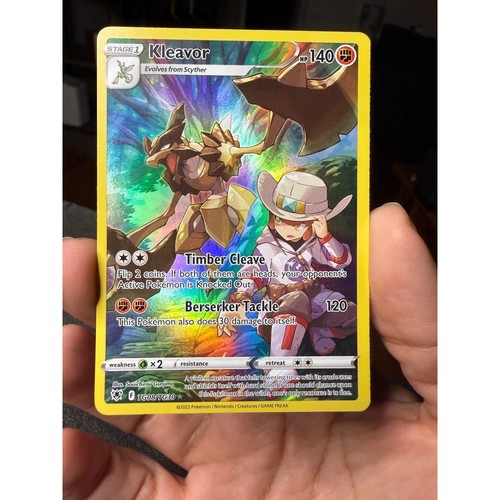 Pokemon Kleavor TG08/TG30 Astral Radiance Trainer Gallery Holo Rare Card