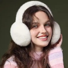 Thermal Ear Muffs Winter Warm Ear Warmers Foldable Windproof Plush Unisex 1Pc
