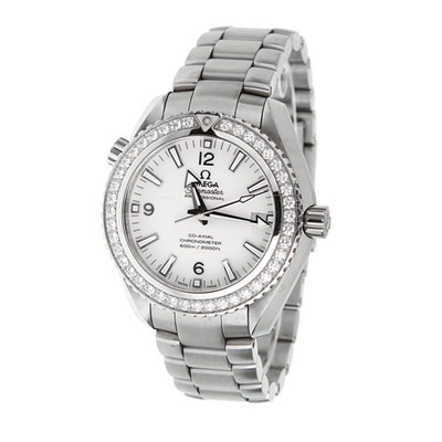Omega Seamaster Planet Ocean 600M Stainless Steel Diamond Diving Watch