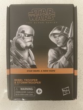 Star Wars Black Series 6    Rebel Trooper And Stormtrooper