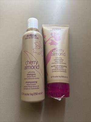 AVEDA CHERRY ALMOND SHAMPOO 8.5 OZ AND CONDITIONER  6.7 OZ  Fast Ship