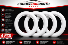 Atlas Brand 16x3 Wide Big White Wall Fakewall Tire Insert Trim Set 4 Pcs.