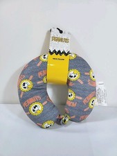 Peanuts New 2025 Snoopy Neck Pillow Gray/Yellow 1950 Theme