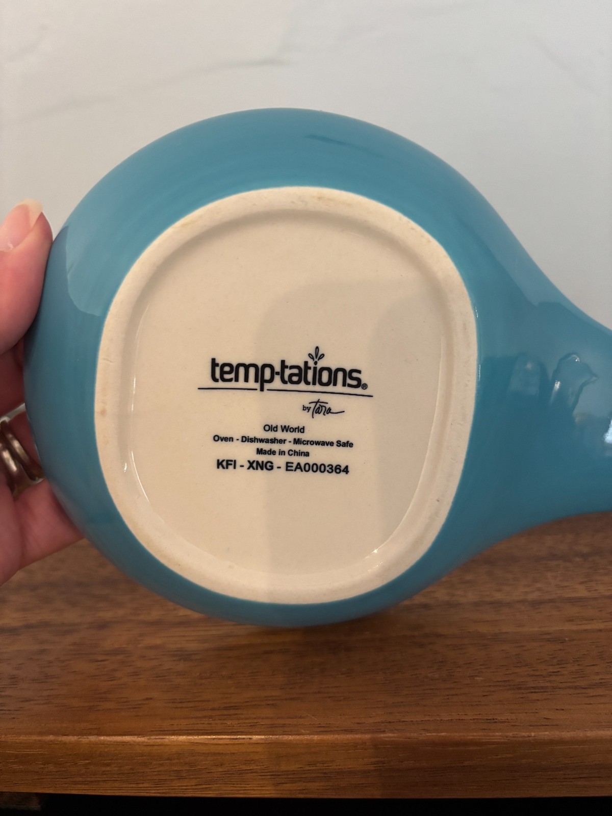 Temptations Old World Easter Egg Ceramic Spoon Utensil Rest Holder