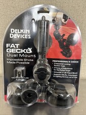 Delkin Devices Fat Gecko Dual Suction DSLR Camera Mount - BRAND NEW