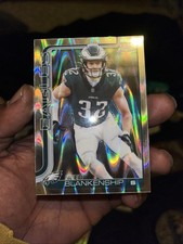 Panini 2024 Prizm Reed Blankenship #236 Philadelphia Eagles Hologram Card
