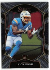 2020 Panini Select Jason Moore RC Concourse Los Angeles Chargers #78 Rookie