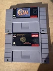 2 Game SNES Super Nintendo Illusion Of Gaia & Wizardry VI