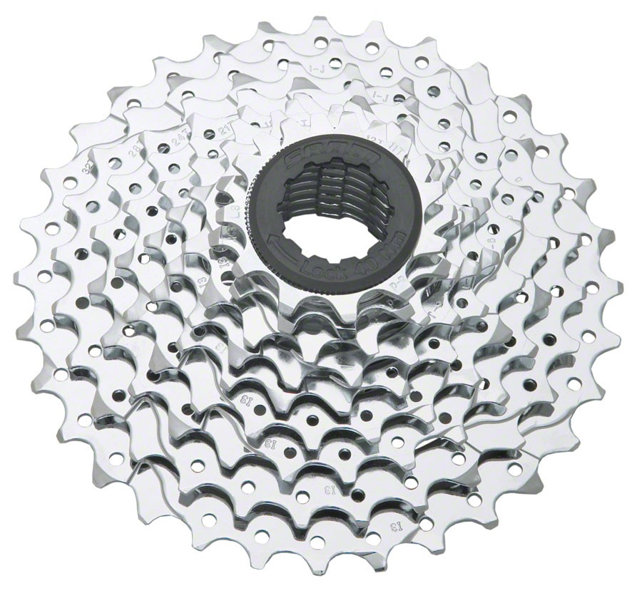 Кассета SRAM PG-950 9 скоростей 1134 зуба серебристая 8490₽