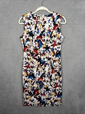 Carolina Herrera Women's Sleeveless Dress Tango Dancer Print Size 10 -38” Length