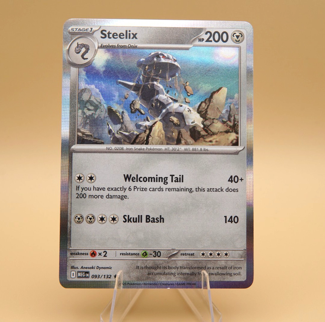 Steelix | 93/132 | Rare | Holo | Mega Evolutions | Pokémon | See Store Promos