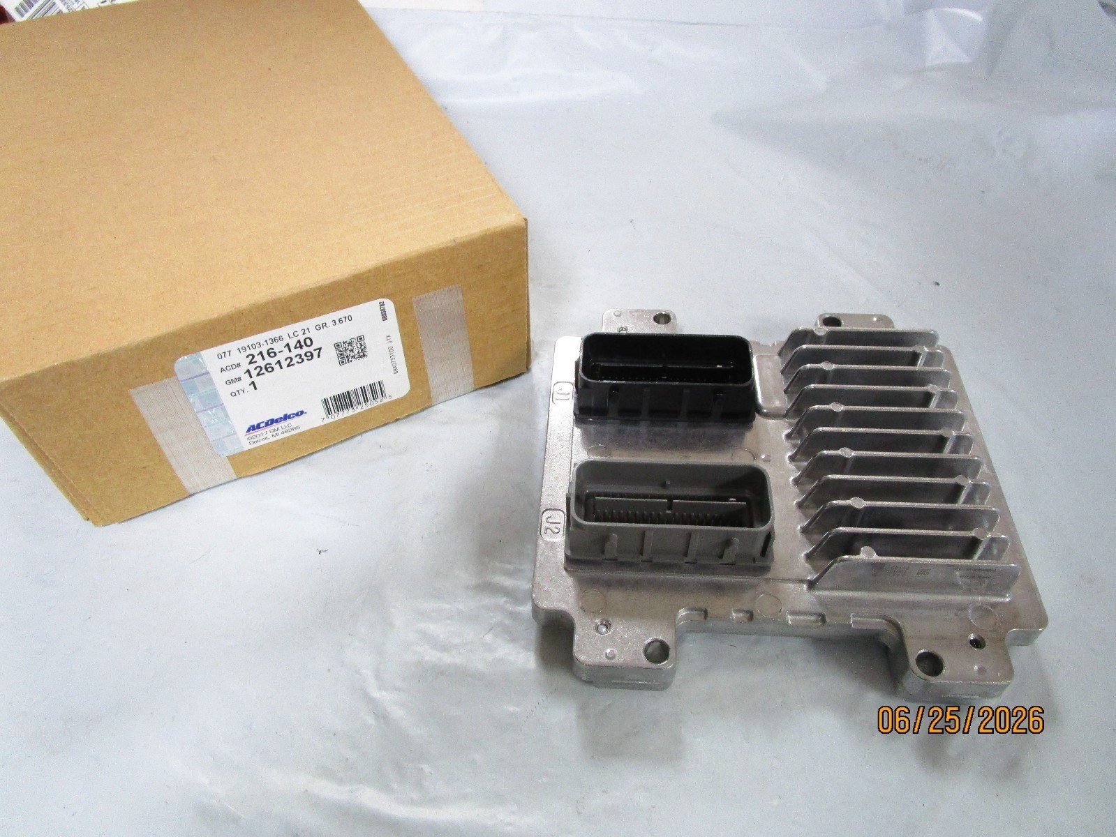 ACDelco 216-140 Engine Control Module/ECU/ECM/PCM 12612397