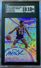 2020 Panini Revolution Magic Johnson Autograph FRACTAL /50 SGC 10 w/10 AUTO