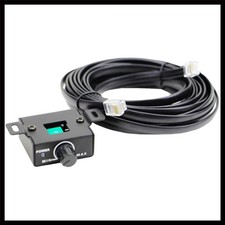 Black Wired Bass Volume Knob Control Remote for Memphis Amplifiers - 16ft Cable